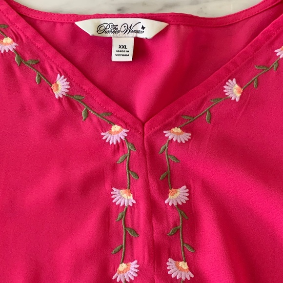 Flowy Pink Blouse - Picture 1 of 5